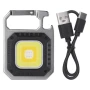 Emos P4714 – mini latarka LED brelok, ładowalna USB-C, 750 lm (IP44) - zestaw z kablem