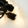 Girlanda ogrodowa LED 10 m – świecące żarówki 10× G45 E27 1 W, 2700 K (IP44), EC20087