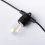 Solarna girlanda LED 10 m 10× G45 E27 0.3 W, 2700 K (IP44), EC20088 - pojedyncza żarówka
