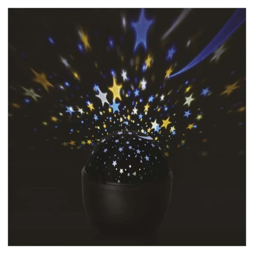 Projektor LED „niebo” DCPW06 – widok w ciemnym pomieszczeniu